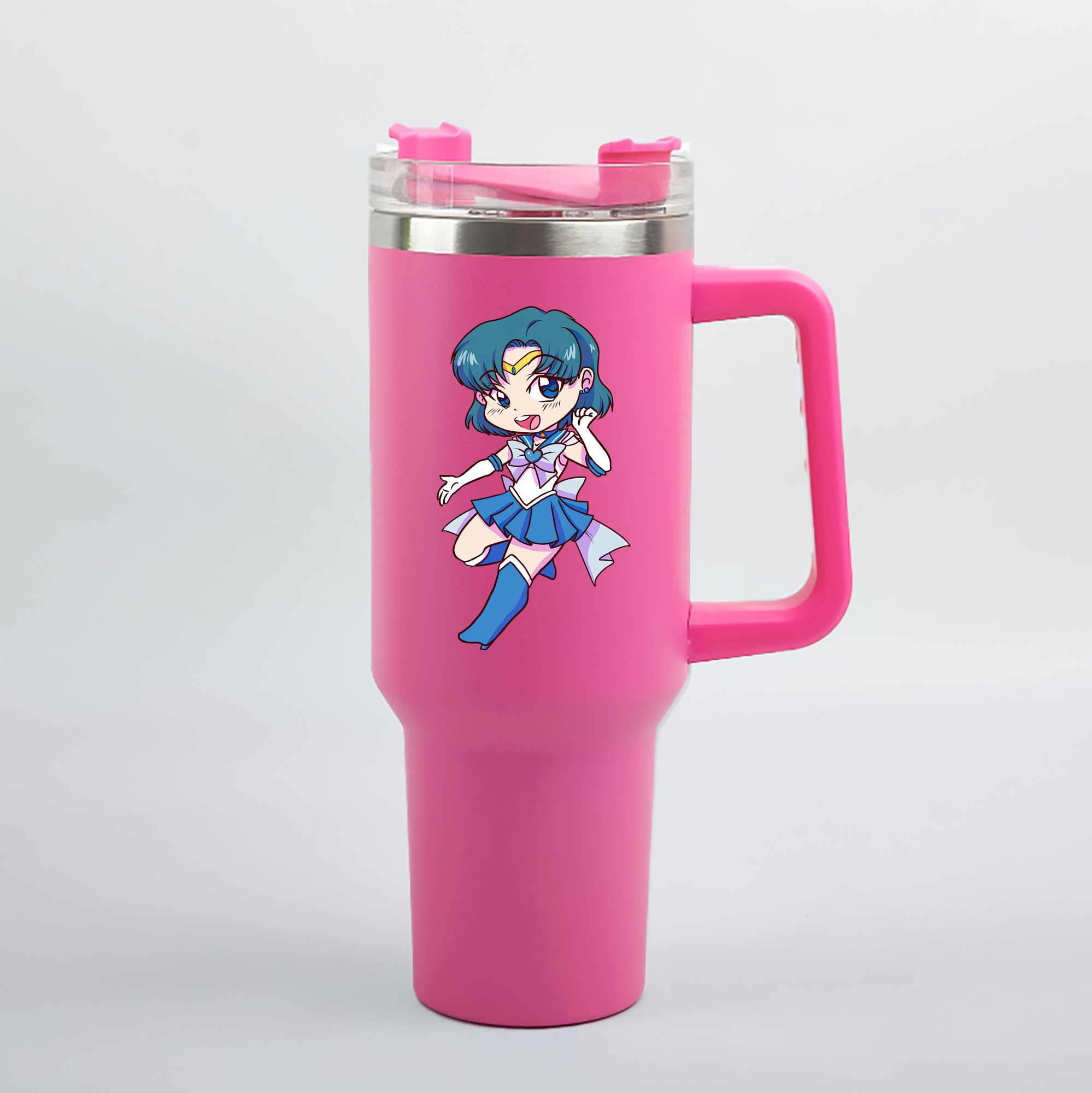 （画像用） 美少女戦士セーラームーン 水野 亜美 みずの あみ Sailor Moon Mizuno Ami 1200mL車用タンブラー（カラープリント）